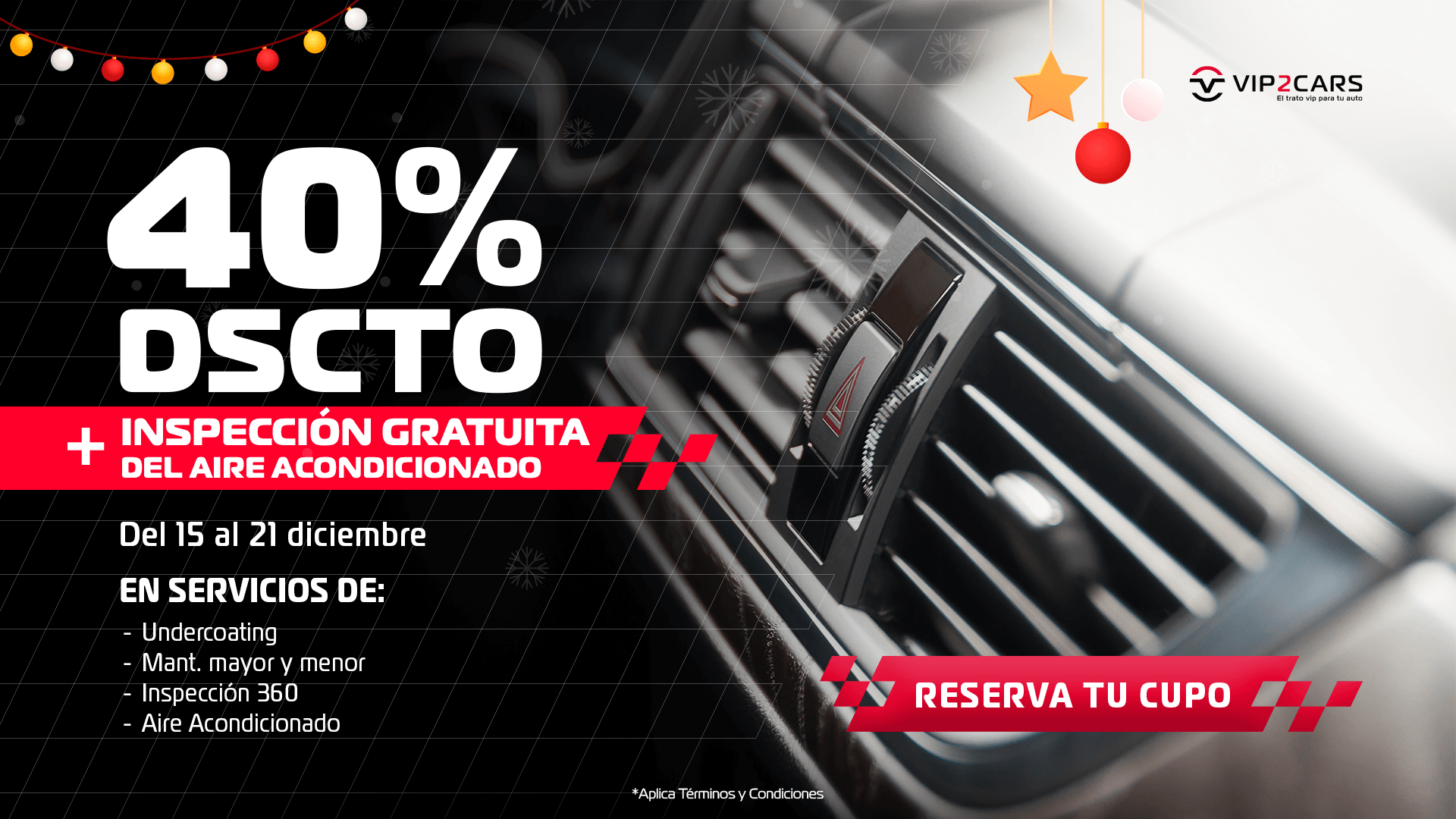 40% en todo vip2cars
