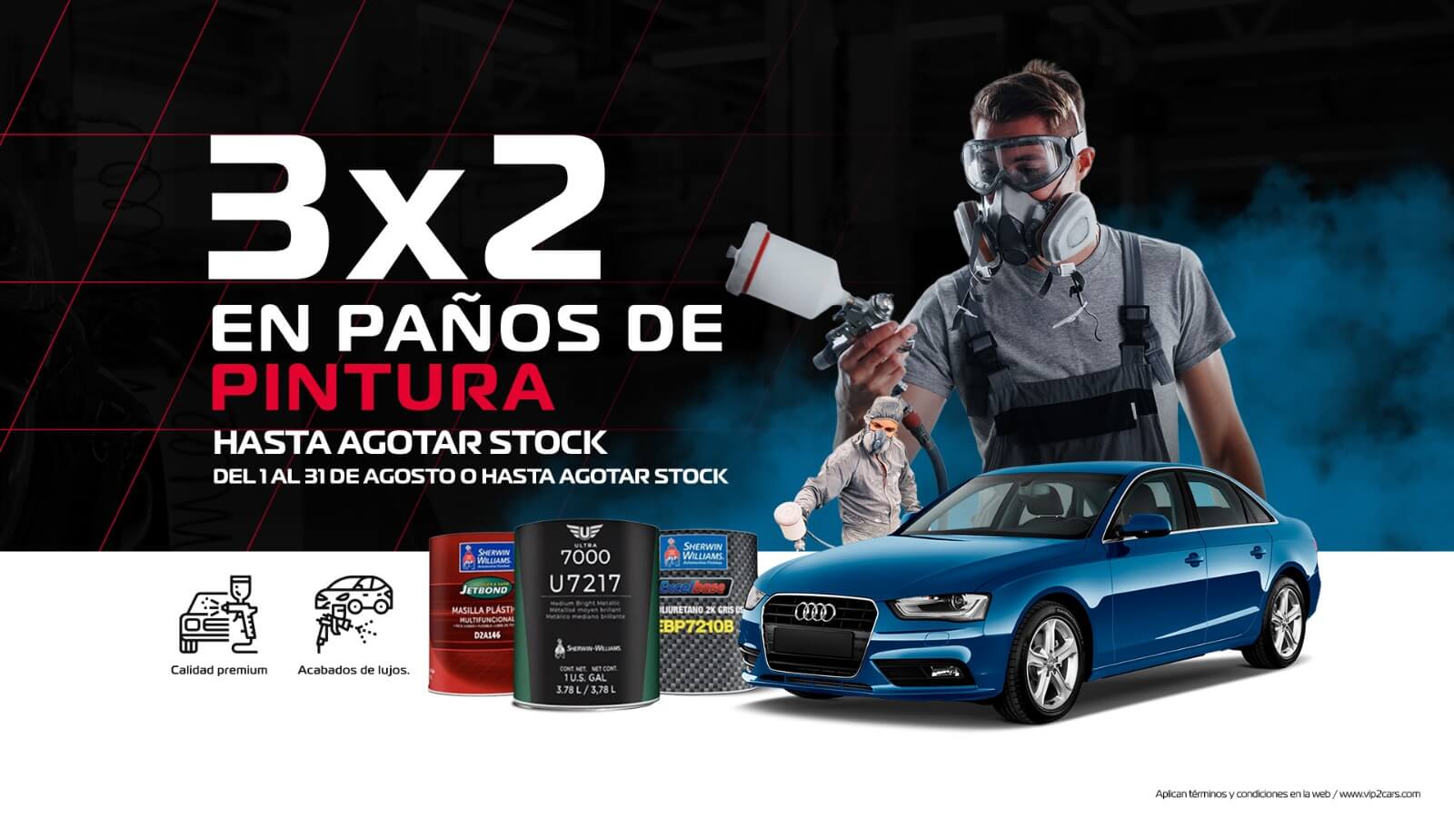 Promo 3x2 en Paños de Pintura